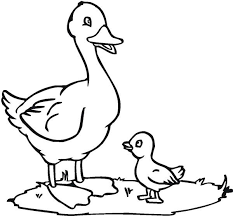 They are all free to print, and the kids will love coloring them in. Duck Mother And Her Child Coloring Page Monkey Coloring Pages Unicorn Coloring Pages Farm Animal Coloring Pages
