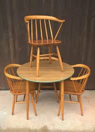 Rare Ercol Style Retro Table And 4 Chairs Made By Centa Retro Table Chair Ercol