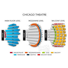 Chicago Theatre Seating Guide And Events Schedule Concert