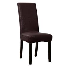 If you are looking for elegance and class, look no further than our cheap chair covers. Unique Bargains Stretch Artificial Leather Shorty Dining Room Chair Covers Faux Pu Fabric Slipcovers