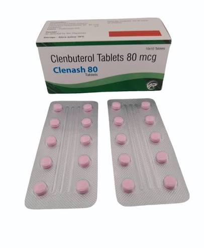 Clenbuterol 80 Mcg Tablets at ₹ 500/strip | Clenbuterol Tablet in Nagpur | ID: 2855293582888