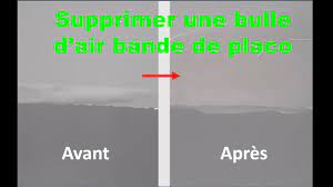 Recoller une bande à joint placo qui cloque. Comment Supprimer Une Bulle D Air Dans Une Bande De Placo Youtube