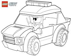City police car printable coloring page. Lego City Coloring Pages Free Printable Coloring Pages