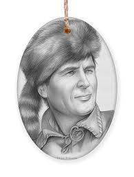 Fess Parker Ornament by Greg Joens