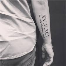 Acerca de los tatuajes en números romanos. Pin En Tatuajes