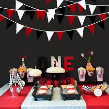 Red black white party decorating ideaswatch the video of the best collection of party decoration ideas and get ideas for invitations thank you cards, find al. Buy 10m 32ft Red Black White Banner Halloween Party Decorations Triangle Flag Fabric Pennant Garland Bunting For Wedding Graduation Birthday Pirate Casino Mickey Mouse Ladybug Theme Hanging Festival Decor Online In Hungary B0967mvgwg