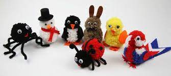 Pompon Tiere Basteln Bommel Machen