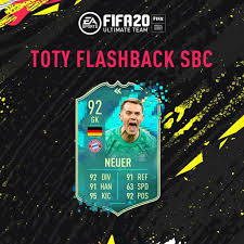 Despite the occasional blip that all goalkeepers fall victim to, he is the best goalkeeper i've used so far in fifa 21, absolutely my end game goalkeeper. Fifa 20 Manuel Neuer Toty Flashback Sbc Announced Requirements Fifaultimateteam It Uk