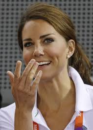 Kate and William at the cycling