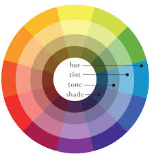 Color Theory Color Wheel Hue Tint Tone Shade In 2020 Color Theory Warm And Cool Colors Tertiary Color