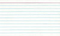 Type out what you want the card to say and press ctrl + enter to create a new card. Index Card Wikipedia