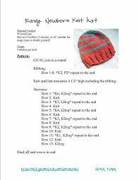 Baby Hat Knitting Pattern Newborn Knit Hat Baby Hat Knitting Patterns Free
