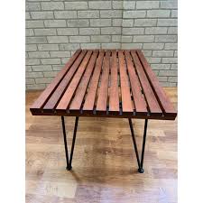 From mid century to modern coffee tables, our styles are as plentiful as the materials they're made with. Mid Century Modern Pipsan Saarinen Slat Coffee Side Table Chairish