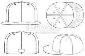 Baseball Cap Outlined Cap Vector Illustration A Very Clean And Cap Illustration Vector Free Baseball Cap