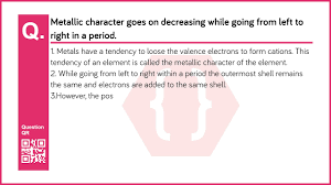 Metallic Character: Definition & Trend In Periodic Table