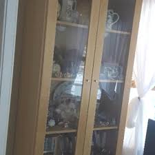 Outstanding corner curio cabinet ikea antique wood with gl door. Best Birch Glass Curio Cabinet Ikea For Sale In Kentville Nova Scotia For 2021