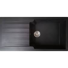 Essebagno Sierra Evier Resine Noire 1 Grande Cuve 1 Egouttoir Evier En Resine Noir 1000x500 Mmhauteur 210 Mm1 Cuve Achat Vente Evier De Cuisine Sierra Evier Resine Noire 1 Gr Cdiscount