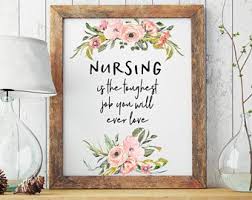 Nurse Wall Print Nurse Gift Nurse Printable Nurse Art Etsy Nurse Art Nurse Gifts Nurse Quotes Inspirational