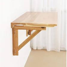 Fei Table Pliante En Bois Massif Table A Manger Table D Etude Table Murale 2 Tailles Taille 60 40cm Amazo Table Murale Table Pliante Projets De Mobilier