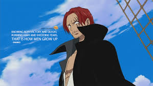 An Epic Quote By The One And Only Shanks After The Marineford War Knowing Both Victory And Defeat Runni One Piece Images One Piece Gif One Piece Movies