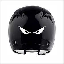 Evil Eyes No Fear Motorcycle Biker Helmet Reflective Decal Sticker M2 5 1 2 X 1 1 2 Reflect Motorcycle Helmet Decals Cool Motorcycle Helmets Helmet Stickers