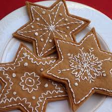 Felt Gingerbread Biscuits Star Group Felt Christmas Ornaments Christmas Ornaments Felt Christmas