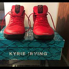 The colorway features 'team red/total crimson' which, in my opinion, definitely fits the jersey color for the cavs. Nike Shoes Nike Kyrie Irving 3 Basketball Shoe Mens 3 Red Poshmark