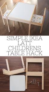 Simple Ikea Latt Children S Table Hack Happy Messy Life Ikea Kids Table Childrens Table Ikea Kids Chairs