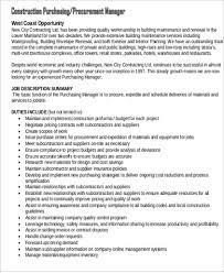 Their duties include locating suppliers, researching goods, services and materials and processing purchasing orders. Free 7 Purchasing Agent Job Description Samples In Ms Word Pdf