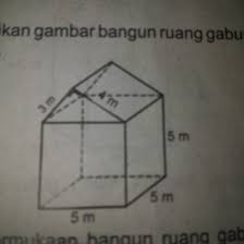 V= s x s x s = s3 luas permukaan: Luas Permukaan Bangun Ruang Gabungan Diatas Adalah A 227 M B 172 M C 125 M D 47 M Brainly Co Id
