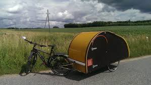 Homemade Teardrop Bicycle Camper Trailer Zhilye Pricepy Dom Na Kolesah