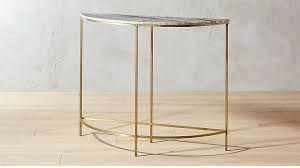 Demi Luna Black Marble Half Moon Console Table Half Moon Console Table Marble Accent Table Console Table