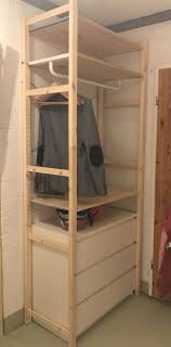 Sowie einen schrank mit 6 schubladen und integriertem schminkspiegel (als frisierkommode) h 124cm x b 40 cm x t49 cm. Ivar Kleiderschrank Mit Malm Kommode Begehbarer Kleiderschrank Einrichten Ikea Kleiderschrank Malm Kommode