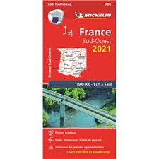 France ouest carte arts et voyages. France Sud Ouest 2021 Echelle 1 500 000 Collectif Achat Livre Fnac