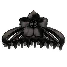 Available as claire's in a variety of styles and colors, something perfect for everyone! Womens Acrylic Black Flower Hair Jaw Clip Claw Clip Barrettes Clip For Ninthavenue United Arab Emirates