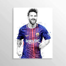 Difícil escribir esta frase sin exclamaciones. Amazon Com Lionel Messi Print Lioness Messi Poster Fc Barcelona Poster Football Wall Art Football Decor Watercolor Print Handmade