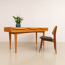Einen schreibtisch in berlin kaufen sie bei jourtym.de. Hellerau Schreibtisch 50er Jahre Serie 602 889 Magasin Mobel Vintage Midcentury Modern