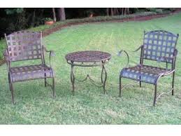 3 Pc Nail Head Bistro Set For Sale With Images Outdoor Patio Set Outdoor Patio Chairs Teak Outdoor Furniture