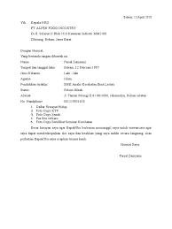 Dalam jangka waktu tertentu sebuah pt selalu rekruitmen tenaga kerja baru sehingga peluang pekerjaan selalu. Surat Lamaran Pt Alpen Food Industry