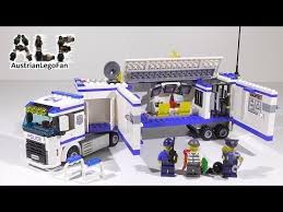 Lego City 60044 Mobile Police Unit Polizei Uberwachung Truck Lego Speed Build Review Lego City Lego Polizei