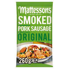 Maybe you would like to learn more about one of these? Mattessons Smoked Pork Sausage Original Morrisons