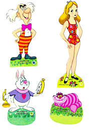 1976 alice in wonderland disney paper dolls paper dolls vintage paper dolls