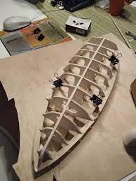 505er standmodell bauen vom papier in die realitat zusammenfassung holzschwert modell modellboot