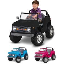 Check spelling or type a new query. Classic Ford Bronco 6 Volt Ride On Toy By Kid Trax Ages 3 To 5 Black Walmart Com Walmart Com