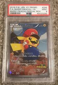 You already know how cute they are but do you know how cuddly they are too? Psa 9 Mint Mario Pikachu 294 Special Box Xy Promo Poke