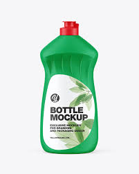 Washing Up Liquid Matte Bottle Mockup