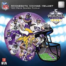 Minnesota vikings joe journeyman puzzle. Minnesota Vikings 500 Piece Helmet Puzzle