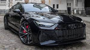 Wow 2021 Audi Rs7 Sportback Murdered Out V8tt Beast Best Looking Audi Ever In Detail Youtube