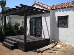 Outflexx pergola zu spitzenpreisen kostenlose lieferung möglich Custom Deck With Spanish Style Pergola Pergola Deck With Pergola Spanish Style Home