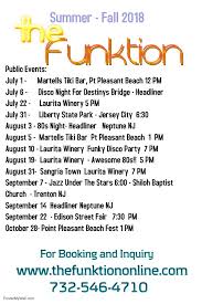 Great Schedule Dance Bands Disco Night Funk Bands